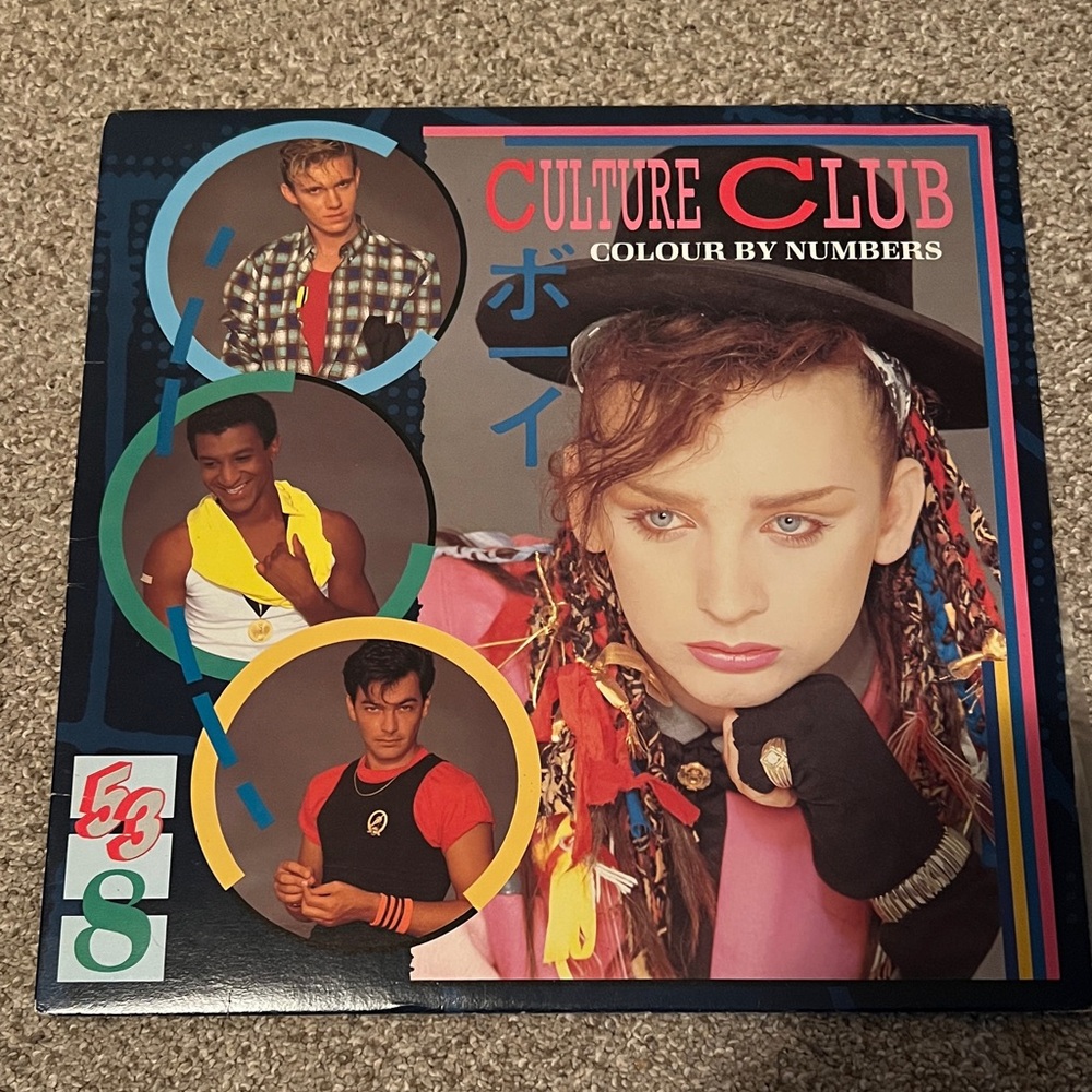 Culture Club Vinyl Record / Colour By Numbers